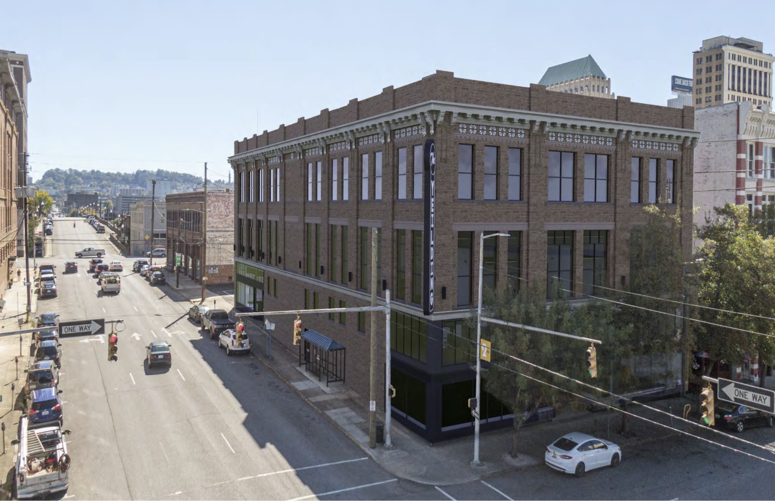Yeilding exterior rendering